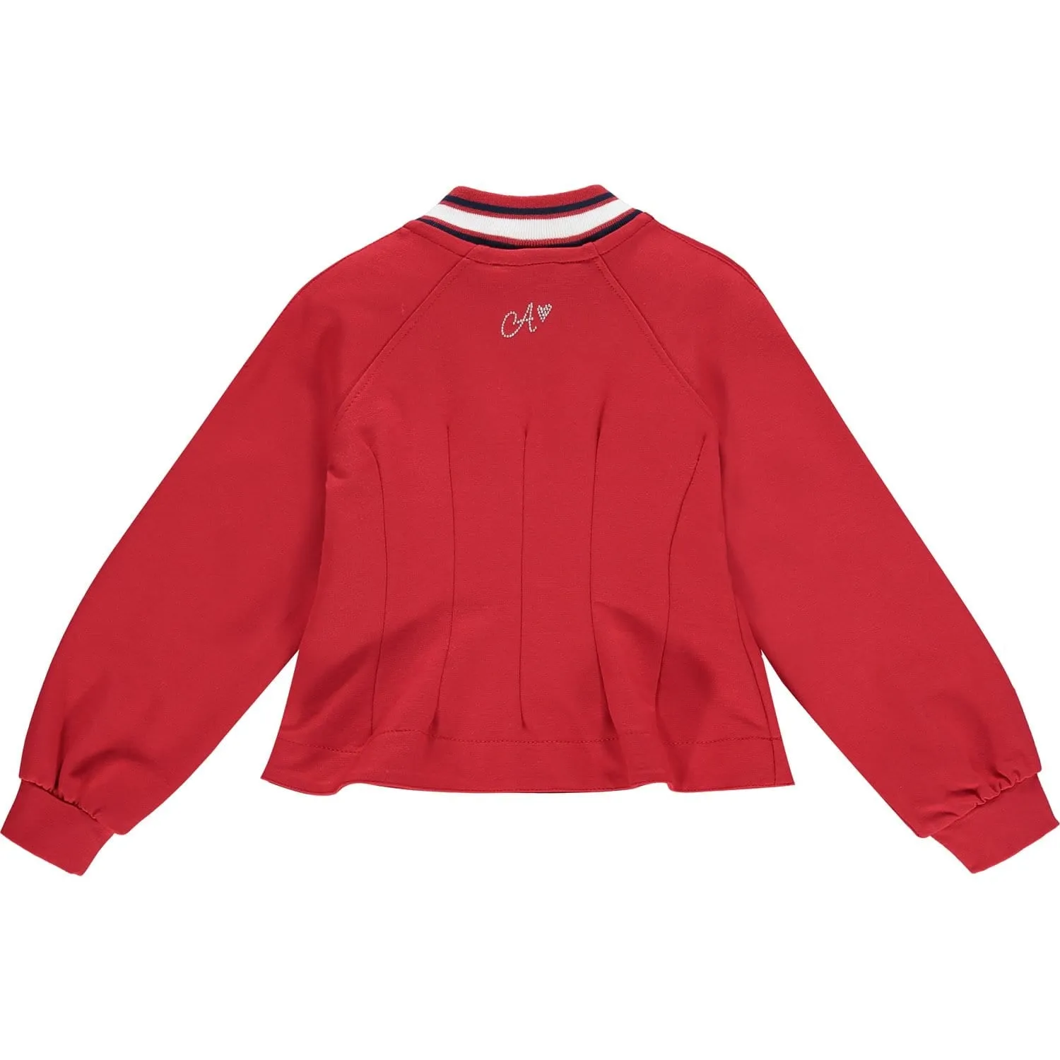 A DEE - Heart Pocket Jacket  - Red