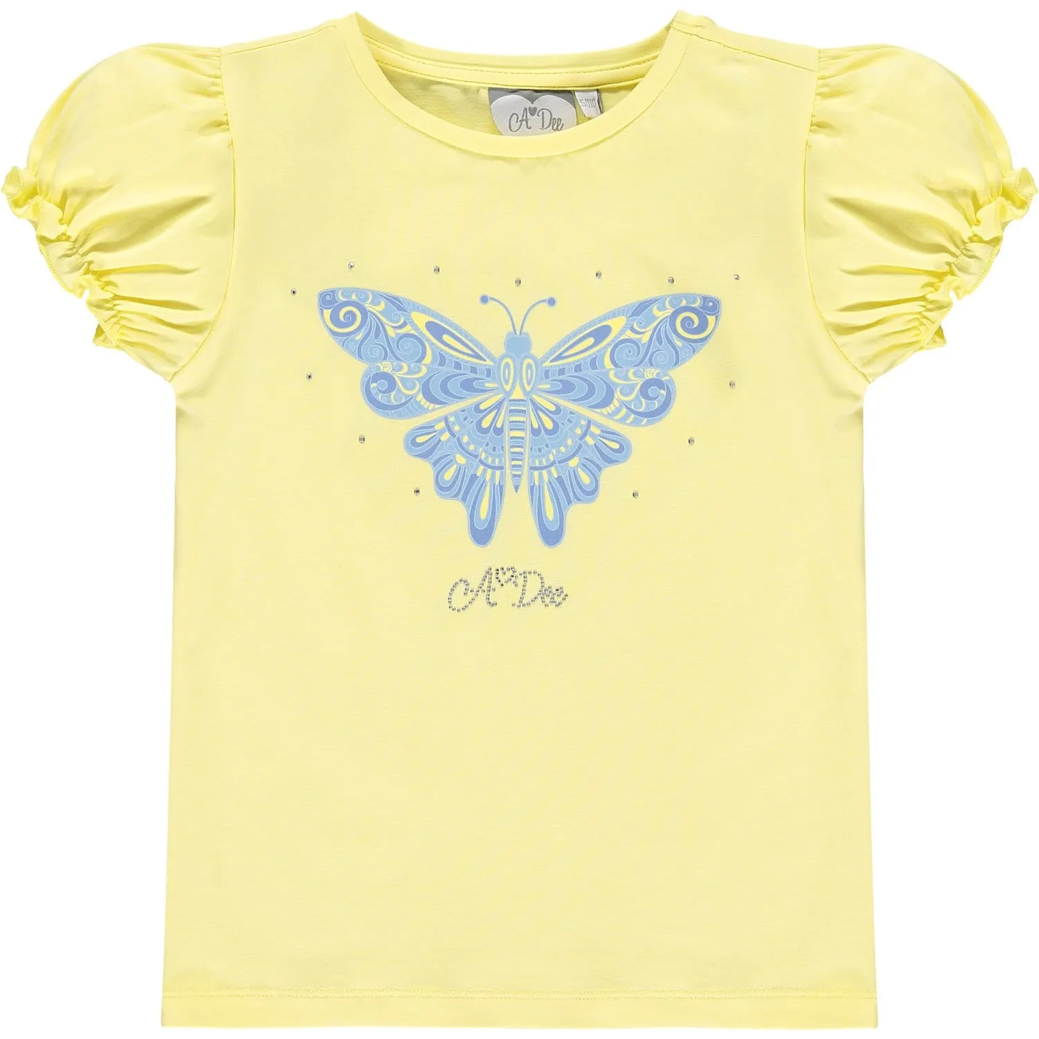 A DEE - Jenny & Jacklyn Butterfly Skirt Set - Lemon