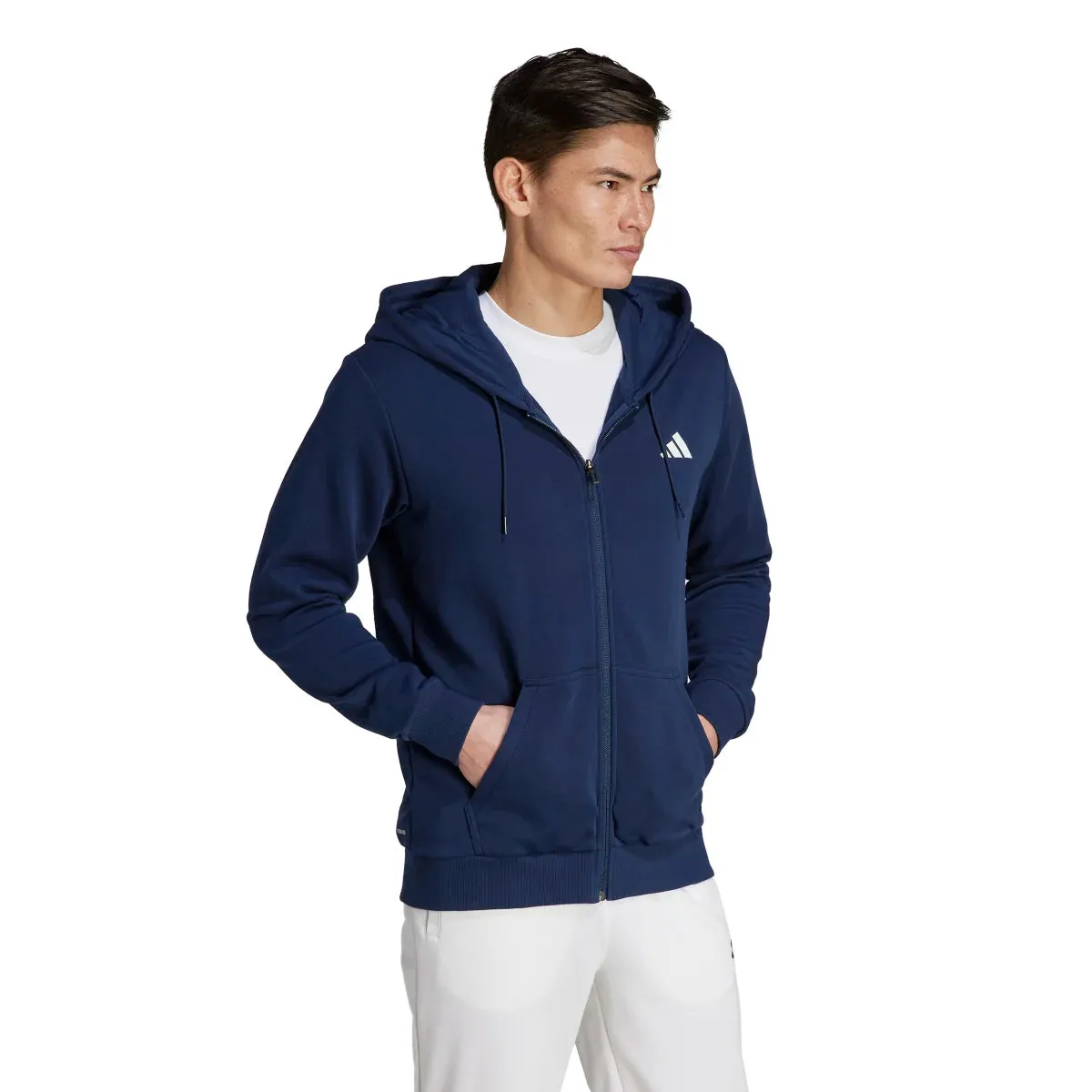 adidas Men's Club Teamwear Full-Zip Tennis Hoodie