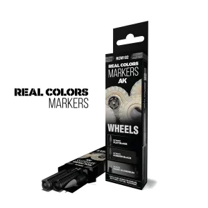 AK Interactive RCM102 RC Markers Set - Wheels (3pcs)