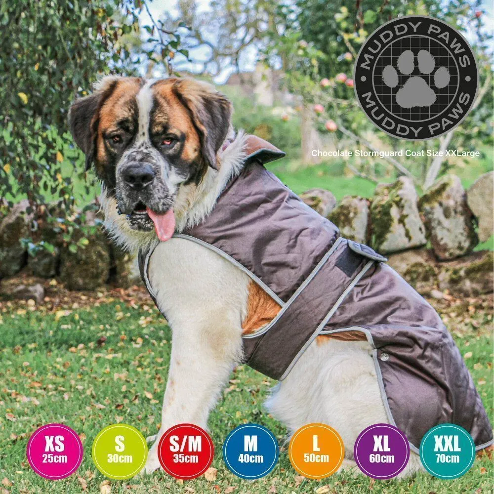 Ancol 40cm Chocolate Stormguard Dog Coat - Medium