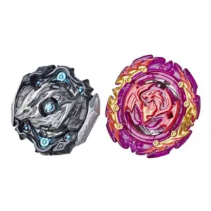 Beyblade Burst Surge Dual Collection Pack Hypersphere Zone Balkesh B5 and Slingshock Wraith Driger F Battling Game Tops