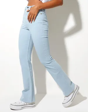 Bootleg Jeans in Sky Blue