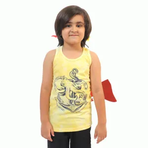 Boys Sando Octopus-Yellow