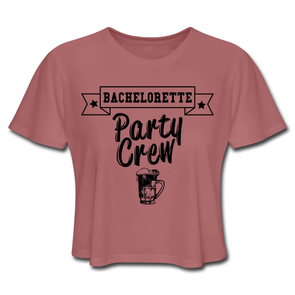 Bride Crew Cropped Tee