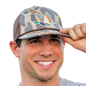 BURLEBO RETRO CAMO DUCK HAT - CRCD