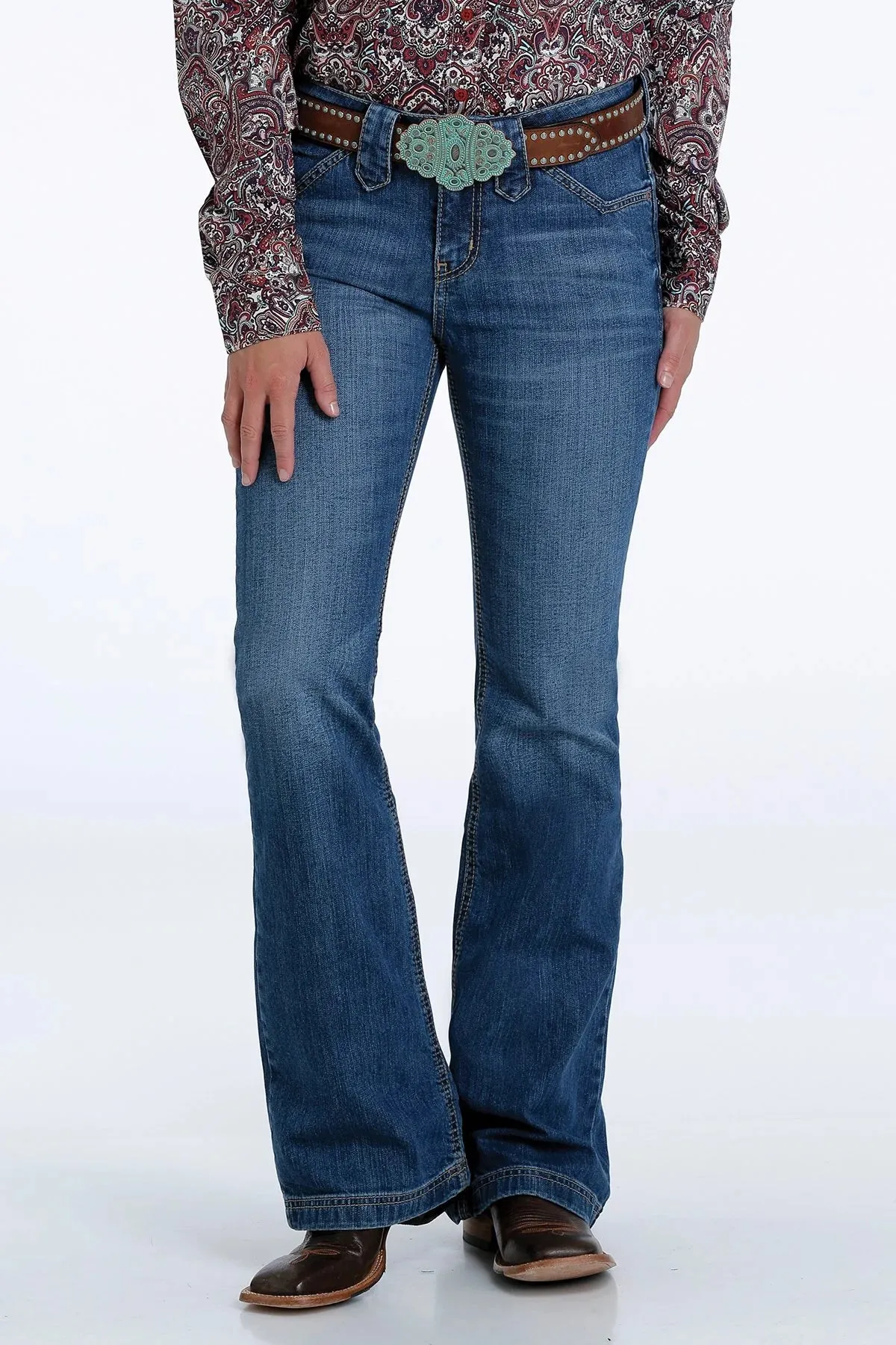 Cinch Women's Lynden Trouser in Indigo