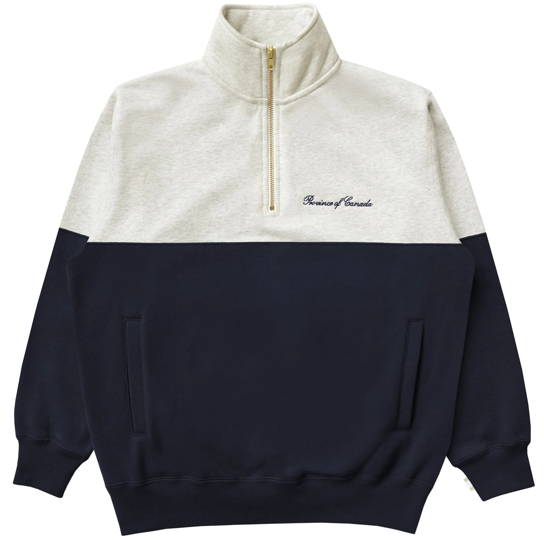 Club Fleece Half Zip Navy - Unisex