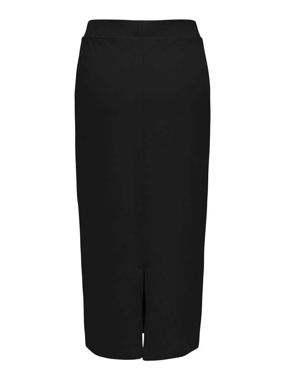 Cotton Midi Skirt with Slit