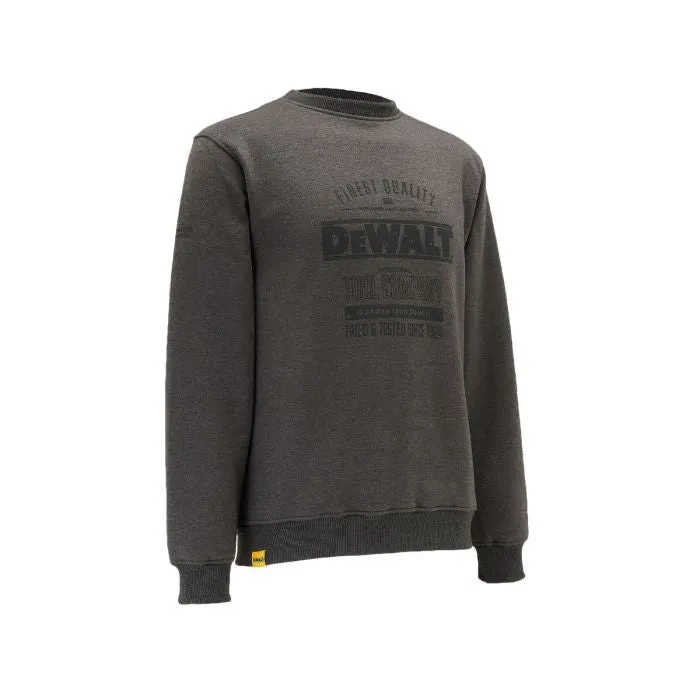 DeWalt Delaware Crew Neck Regular Fit Sweatshirt-CHARCOAL