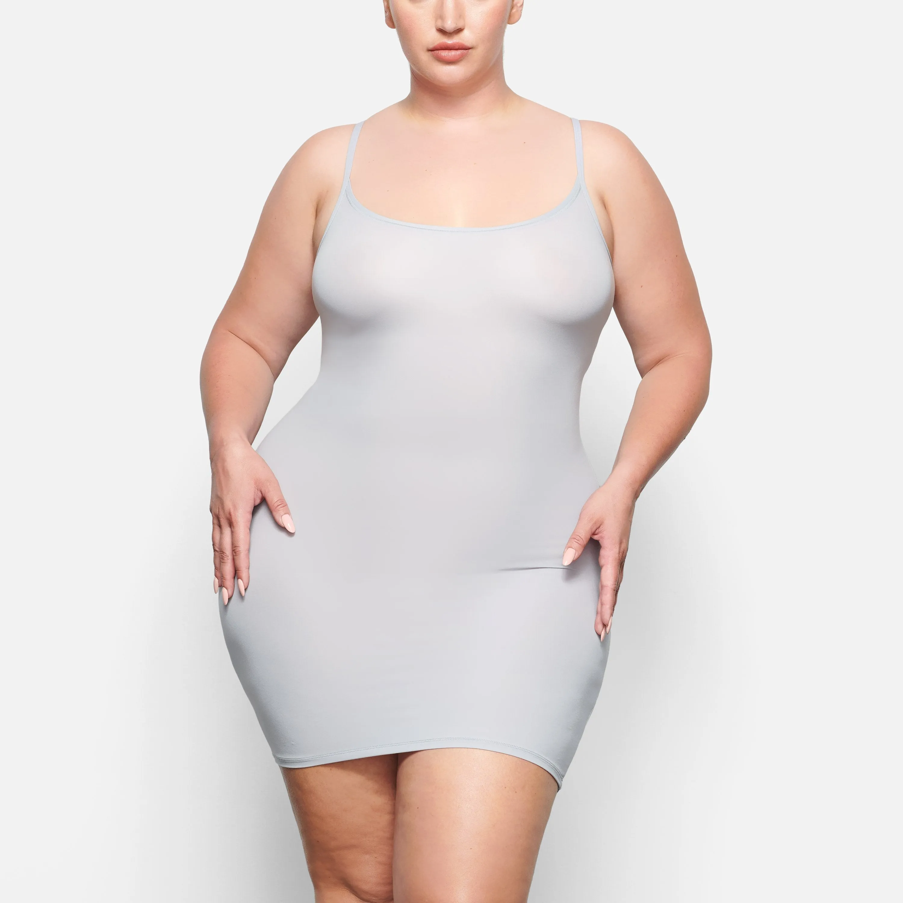 FITS EVERYBODY SLIP DRESS | MOONSTONE