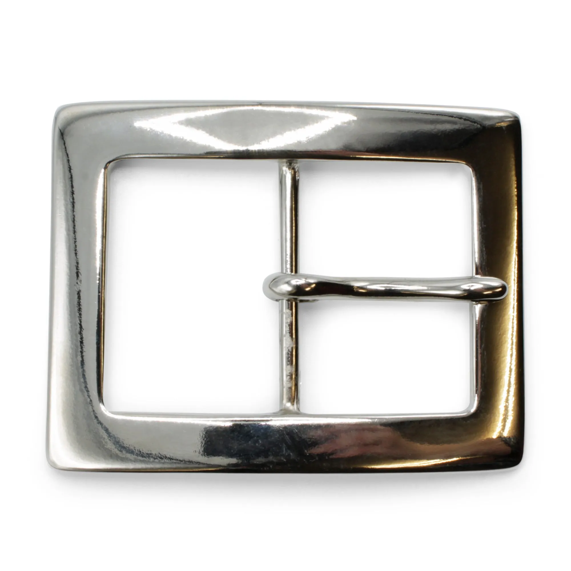 Flattened Rectangle Complete Prong Buckle 40mm