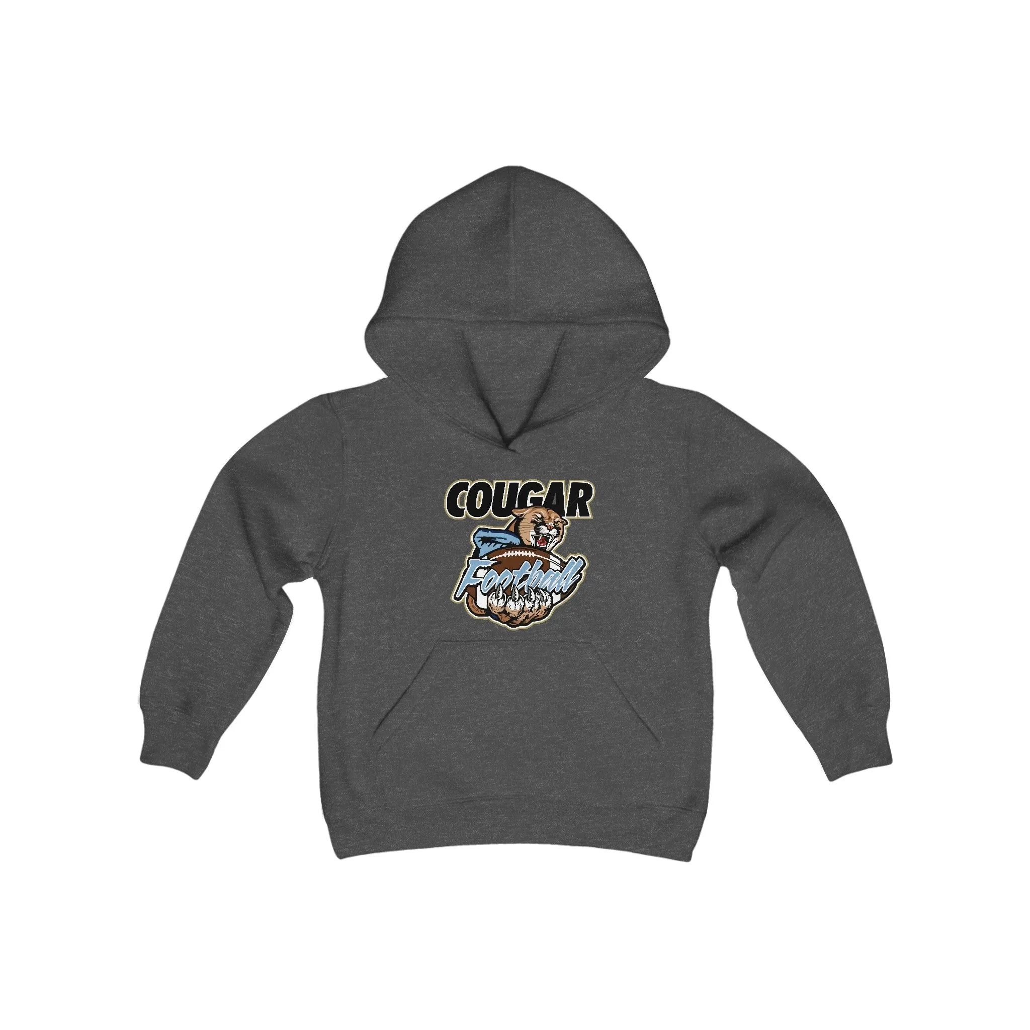 Gildan - Softstyle Youth Midweight Hooded Sweatshirt - Cougars Football