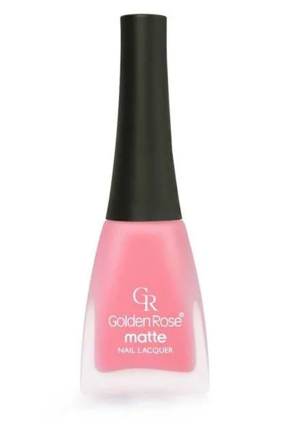 Golden Rose Nail Polish - Matte Nail Lacquer Matt