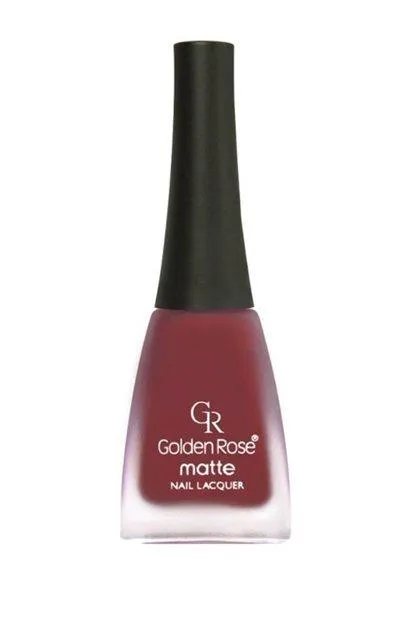 Golden Rose Nail Polish - Matte Nail Lacquer Matt