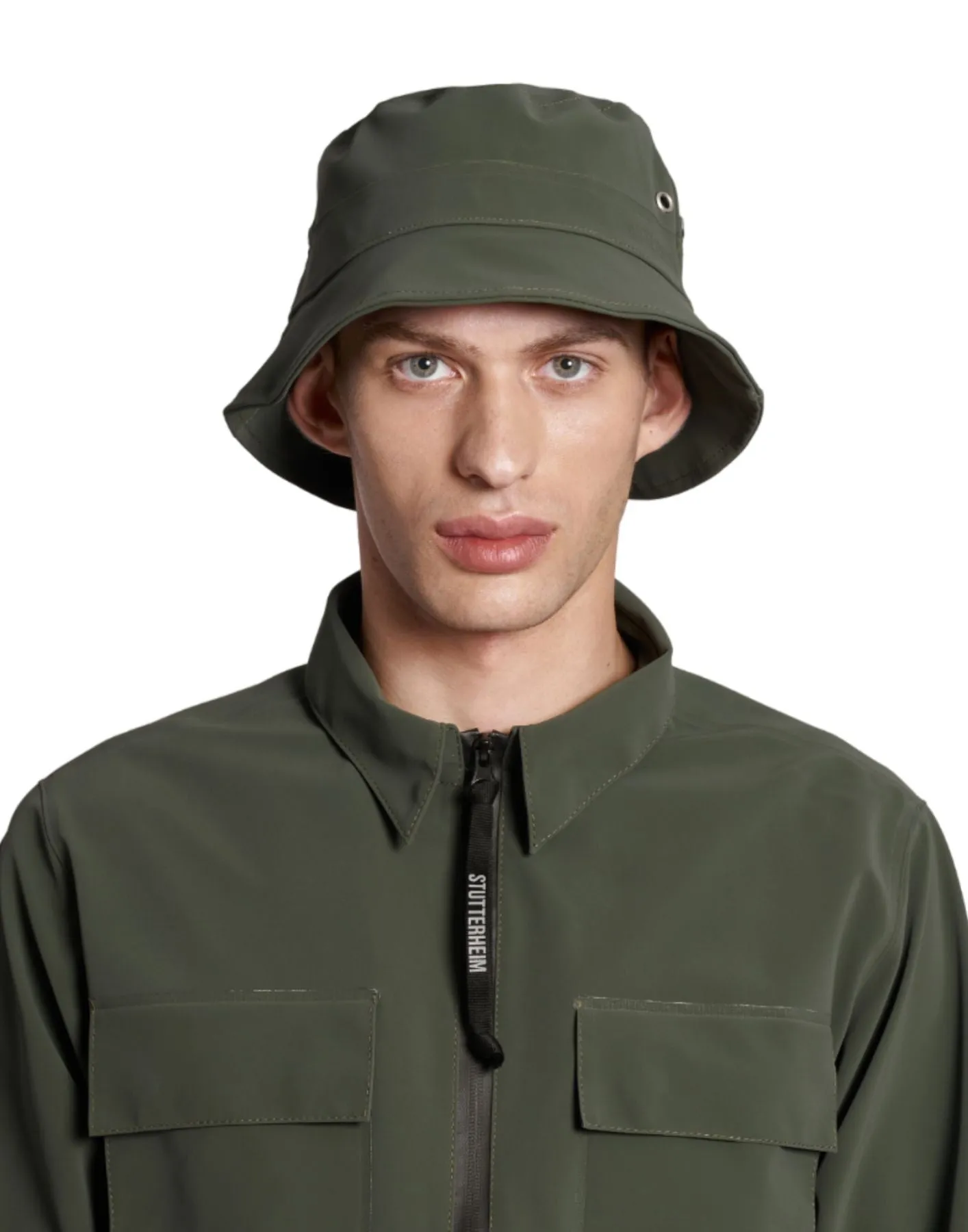 Hat for man 3272 SUEDE GREEN STUTTERHEIM