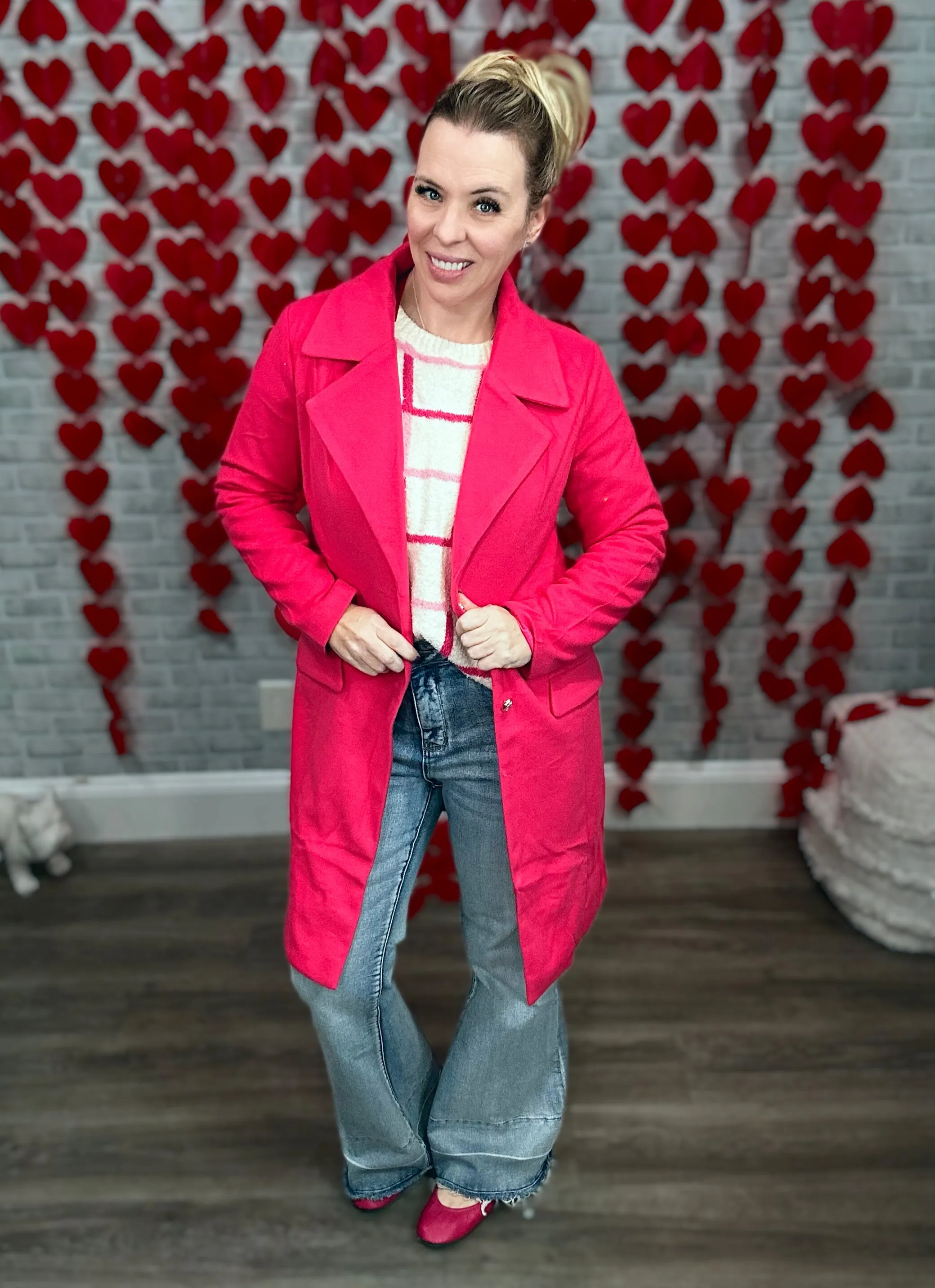 Hot Pink "Fashion Week" Coat from Jess Lea