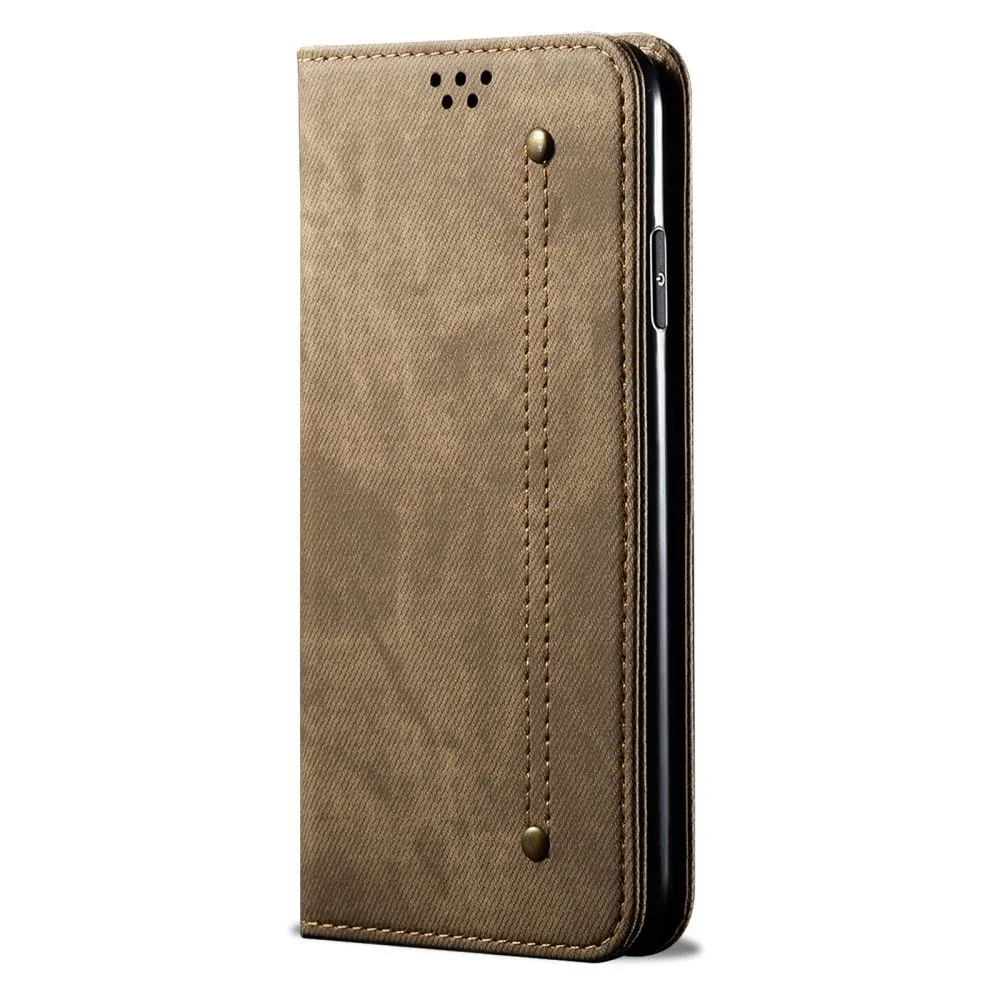 Jeans Motorola Moto G30 Flip case - Khaki