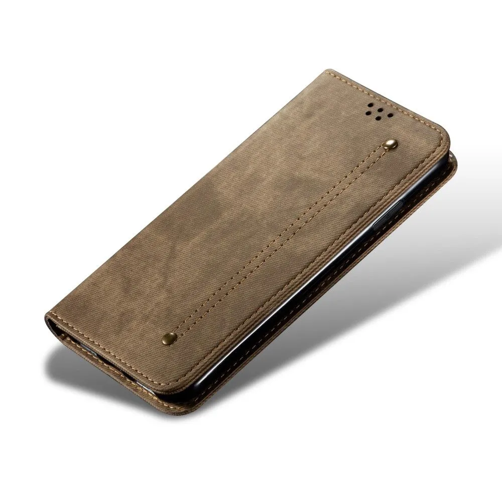 Jeans Motorola Moto G50 5G Flip case - Khaki