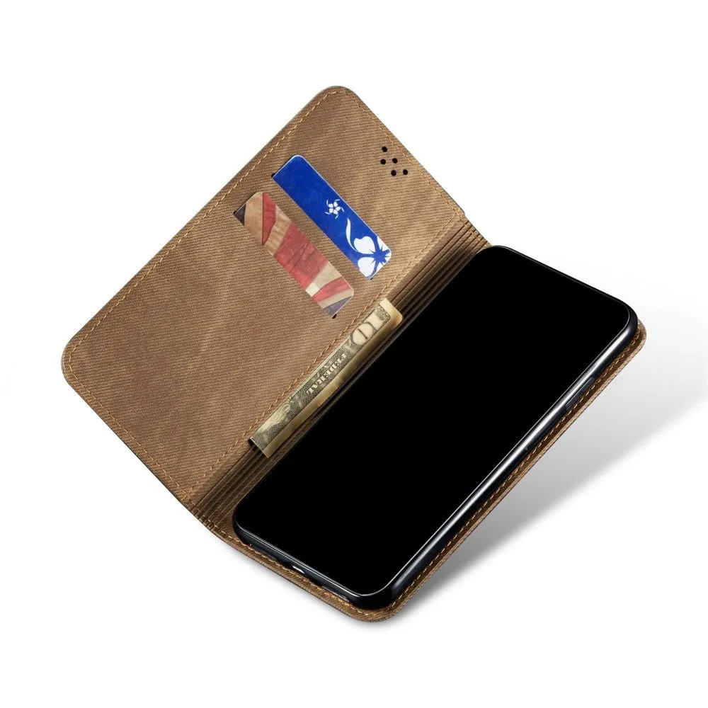 Jeans Motorola Moto G50 5G Flip case - Khaki