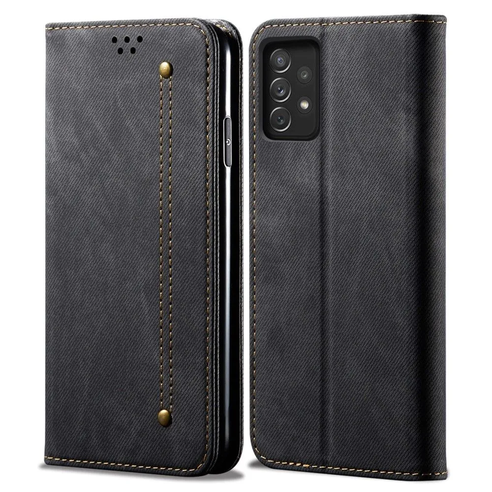 Jeans Samsung Galaxy A23 Flip case - Black