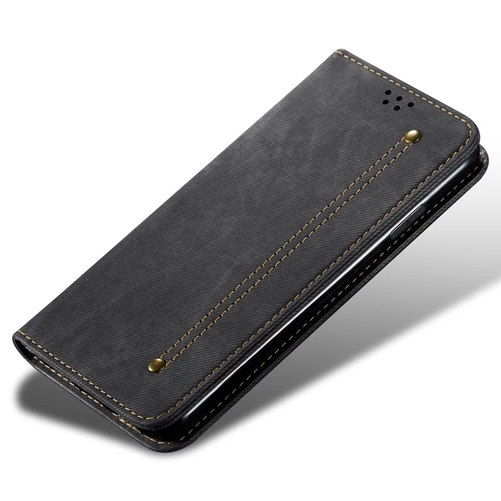 Jeans Samsung Galaxy A23 Flip case - Black