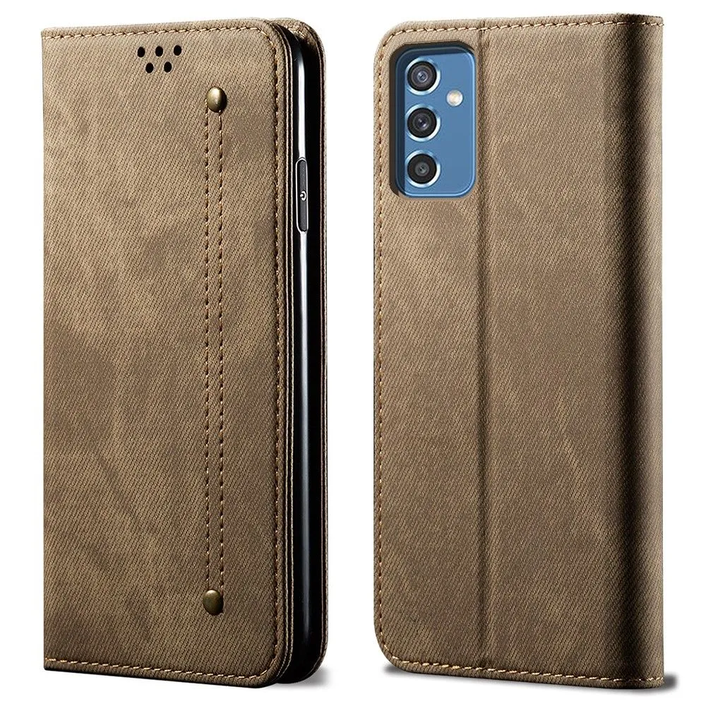 Jeans Samsung Galaxy M52 5G Flip case - Khaki