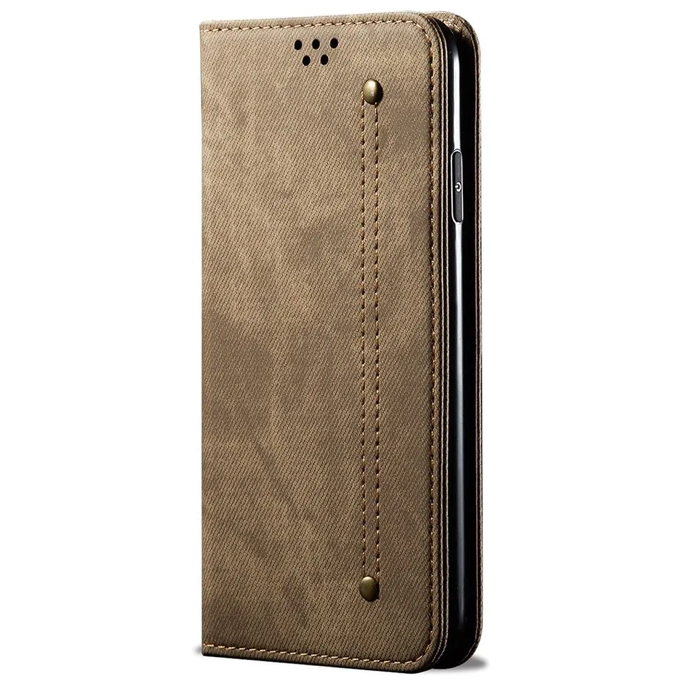 Jeans Samsung Galaxy M52 5G Flip case - Khaki