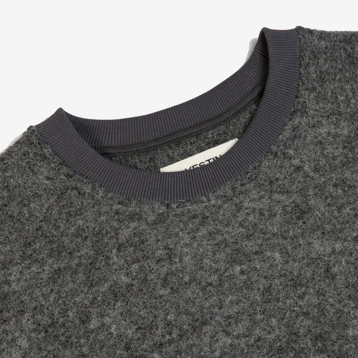 Junction Wool Fleece Sweatshirt - Grey