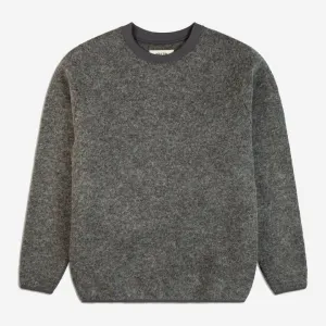 Junction Wool Fleece Sweatshirt - Grey