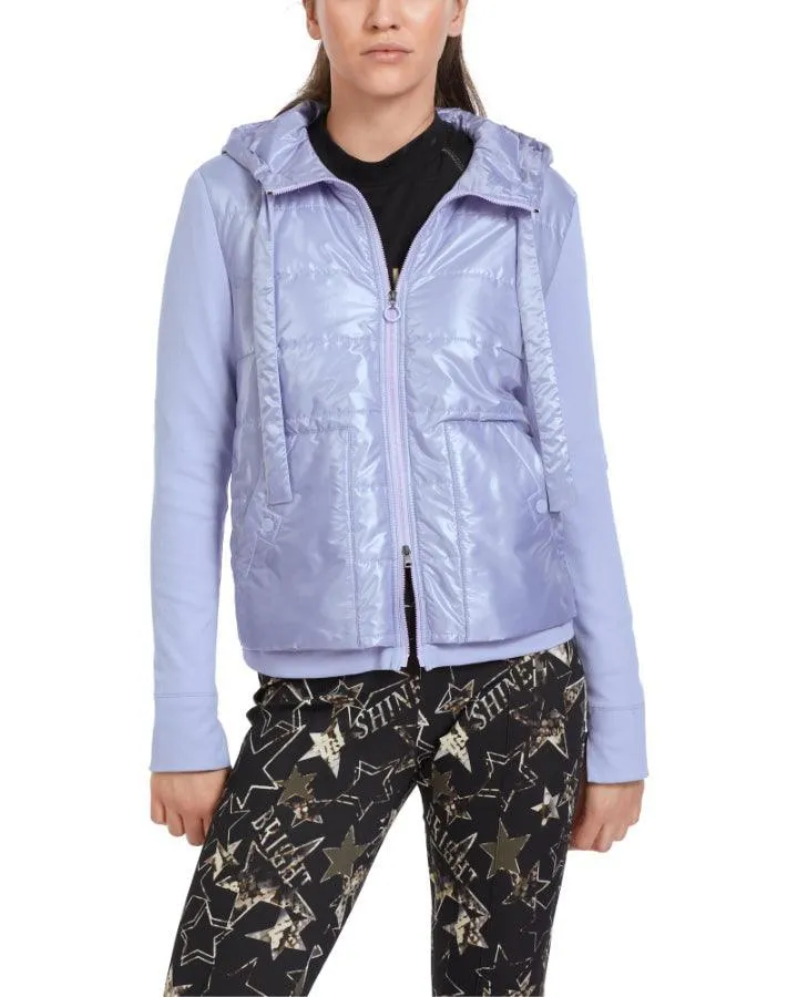 Marc Cain Quilted Front Zip Hoodie