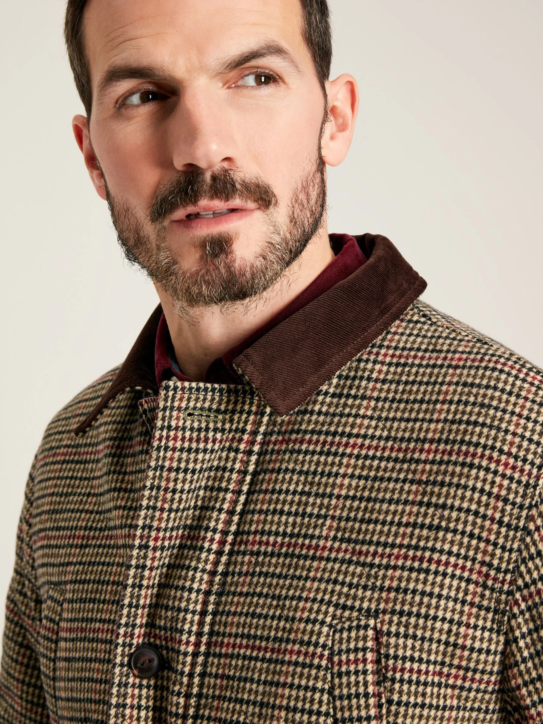 Marriott Tweed Jacket -  Brown Houndstooth