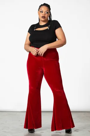 Moondance Velvet Bell Bottoms [RUBY] [PLUS]