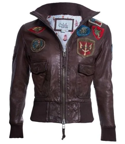 OFFICIAL MISS TOP GUN® LEATHER JACKET