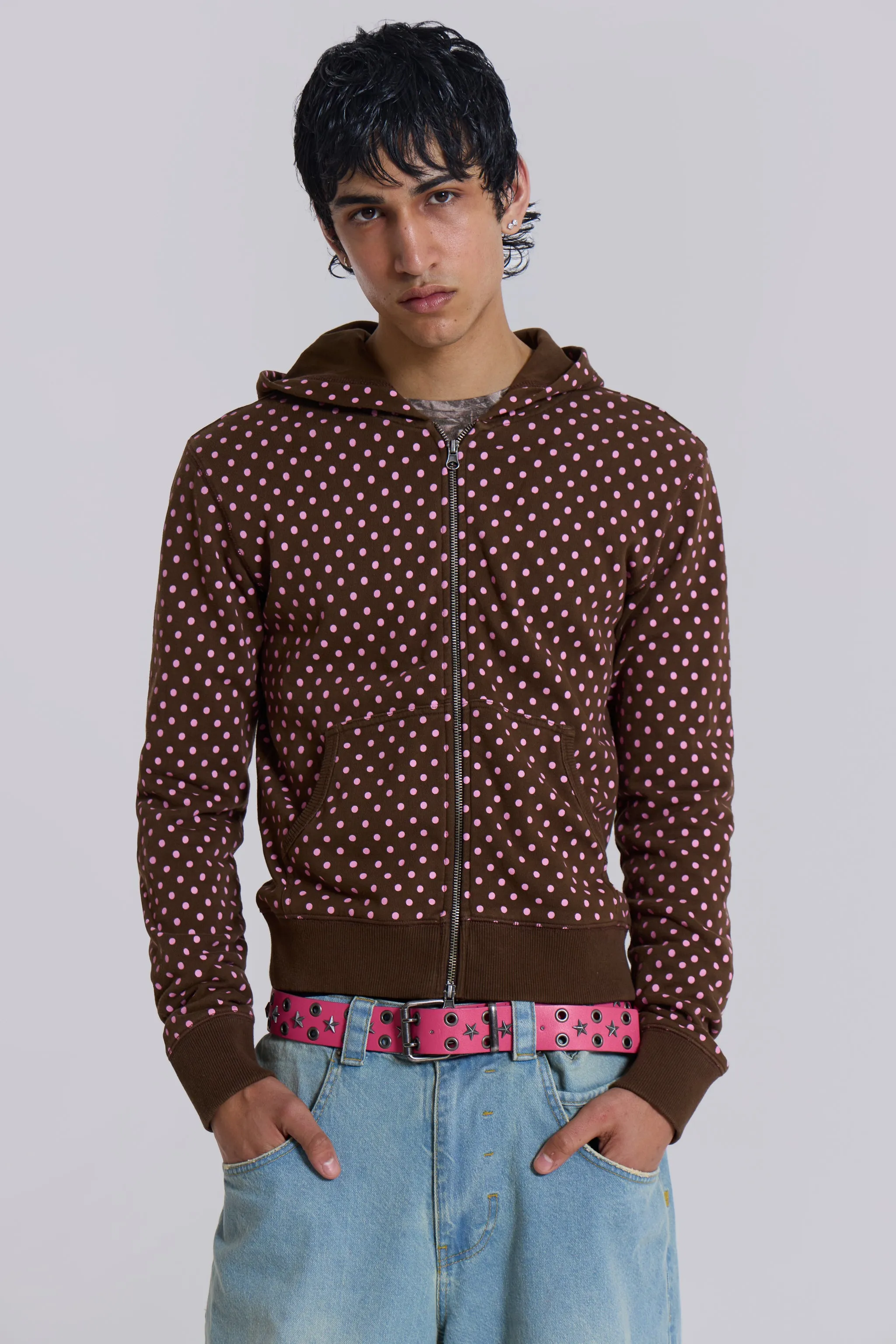 Polka Dot Mini Monster Hoodie