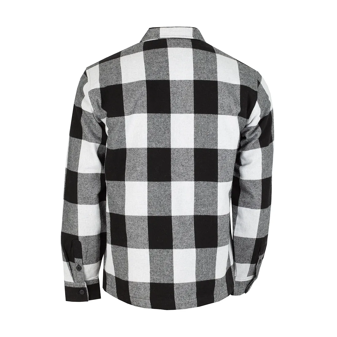 Quilted Lined Flannel Shirt Jacket - Mens