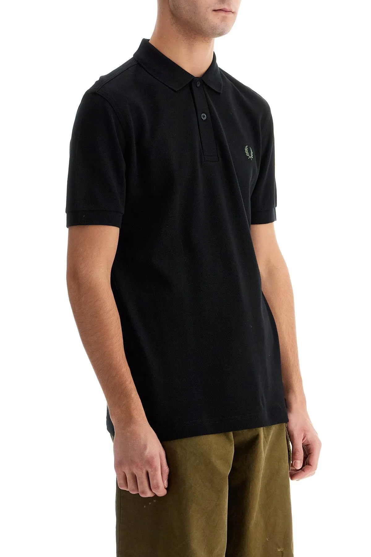 "comme des garçons x fred perry FN T501 W24 BLACK