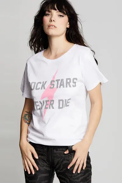 Rock Stars Never Die Boyfriend Tee