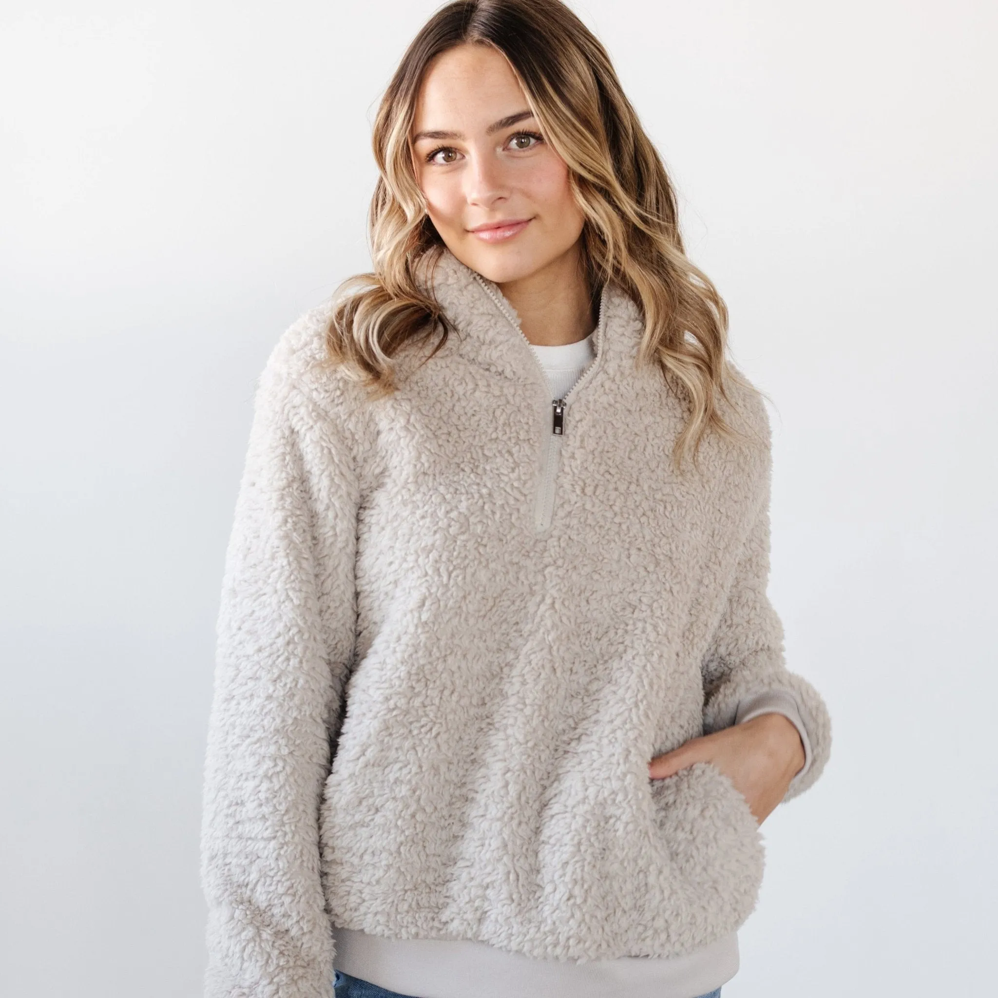 Cozy Sherpa Fleece Jacket - Warm, Stylish, and Versatile Outerwear