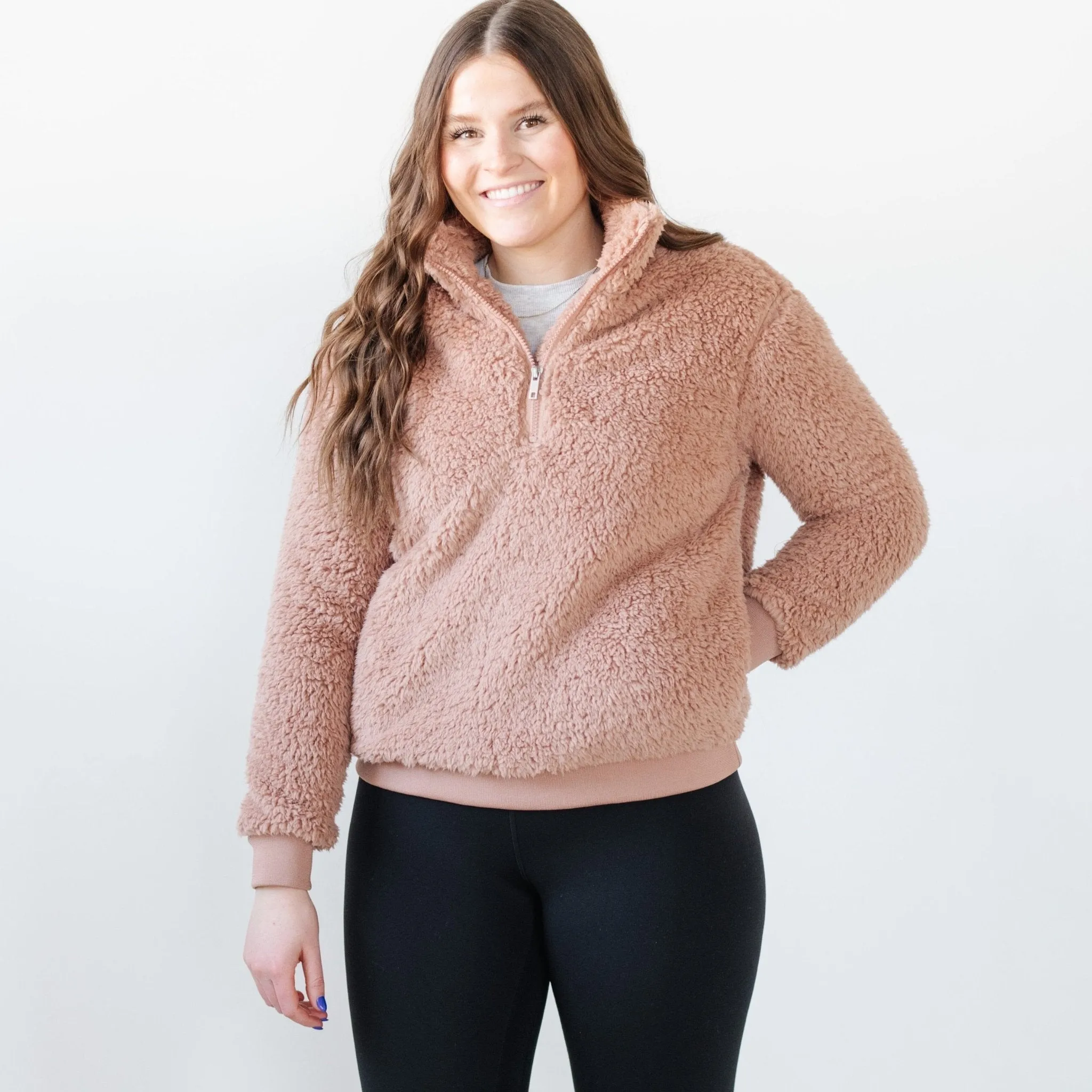 Cozy Sherpa Fleece Jacket - Warm, Stylish, and Versatile Outerwear