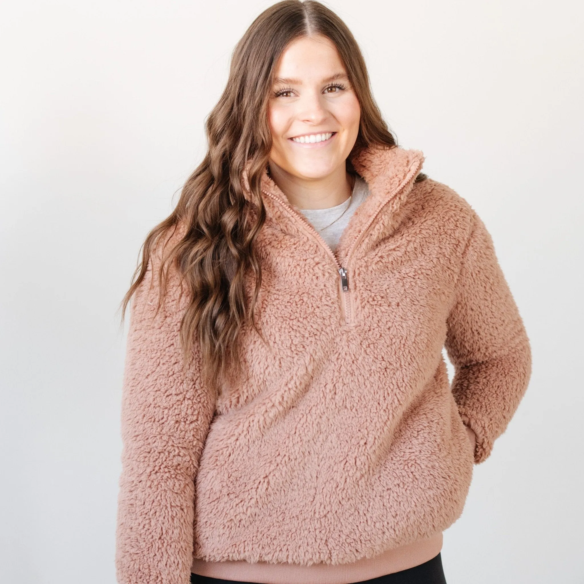 Cozy Sherpa Fleece Jacket - Warm, Stylish, and Versatile Outerwear