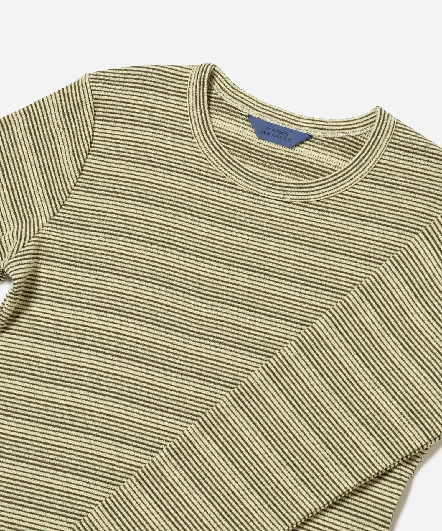 Striped Waffle LS Tee