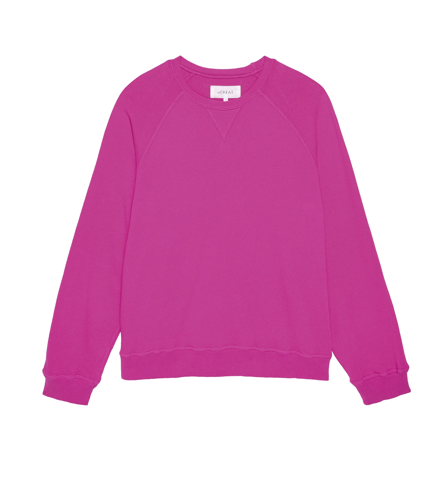 The Great - The Slouch Sweatshirt in Fuchsia