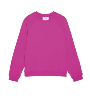 The Great - The Slouch Sweatshirt in Fuchsia