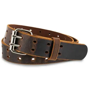 The Woodstock Double Prong Retro Style Jean Belt - 1.5"