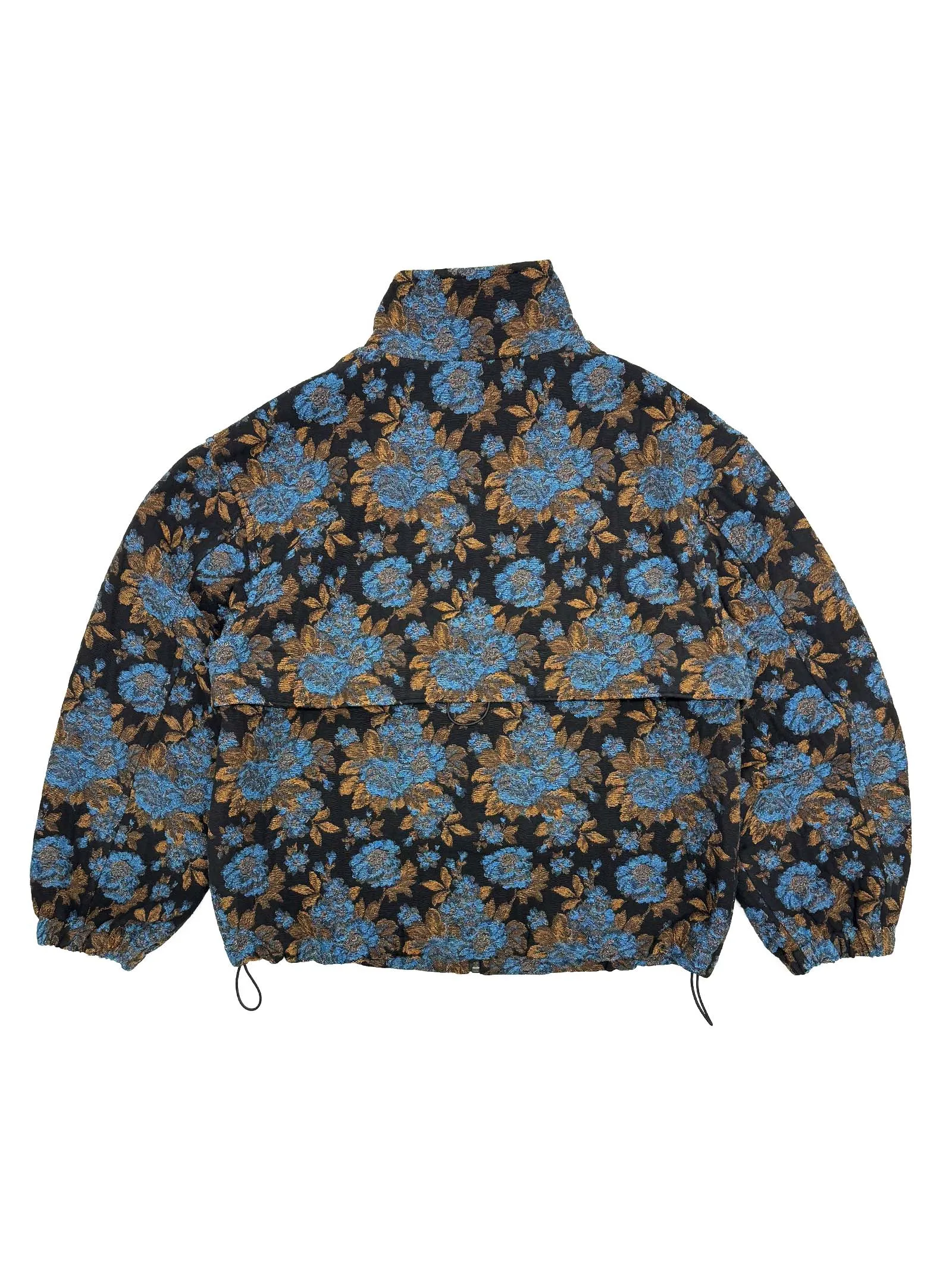 Track Jacket in Blue Floral