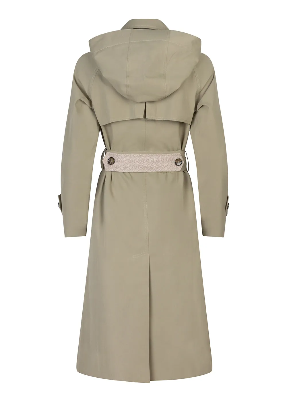 Waterproof Straight Trench - Khaki Green