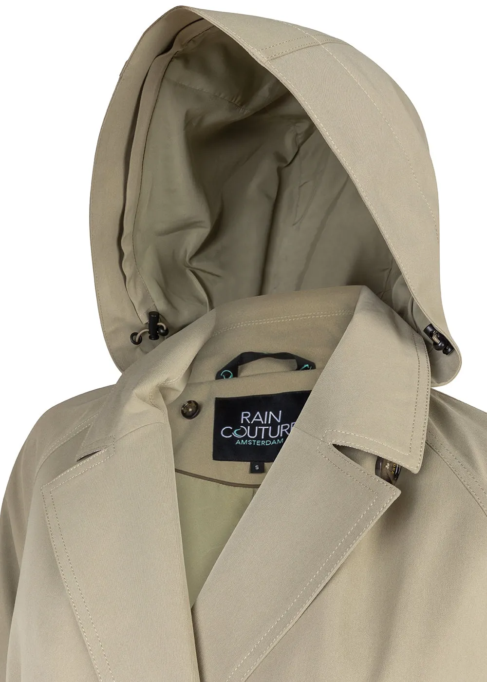 Waterproof Straight Trench - Khaki Green