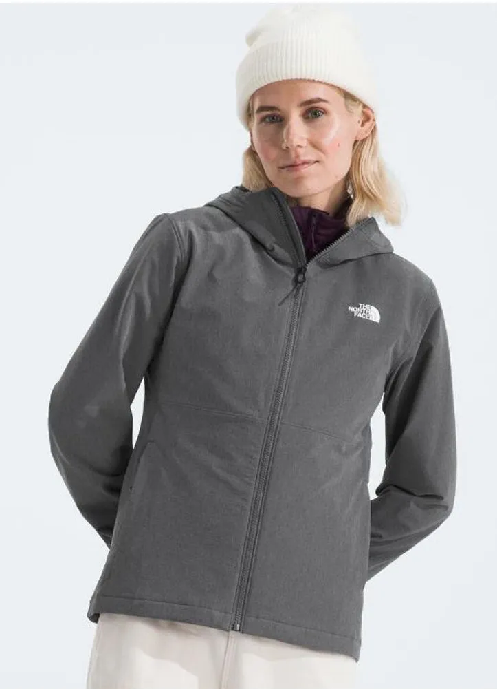 Women's Shelbe Raschel Hoodie in Smoked Pearl by The North Face