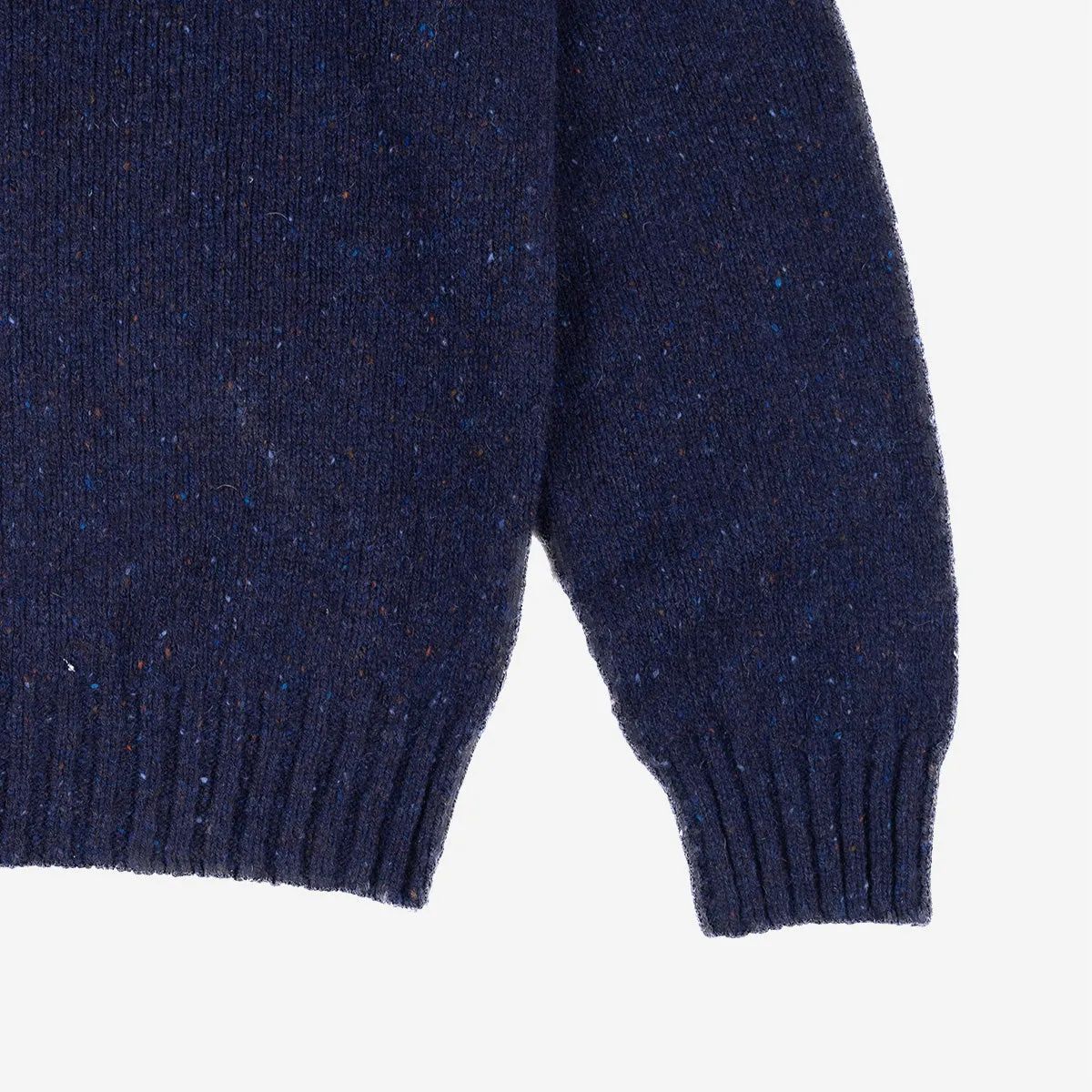 Wool Nep Twist Crew Sweater - Jura